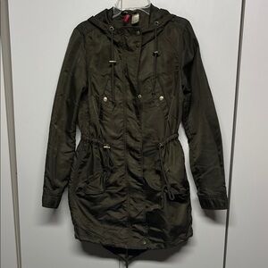 Divided Utility Boho Jacket Dark Green